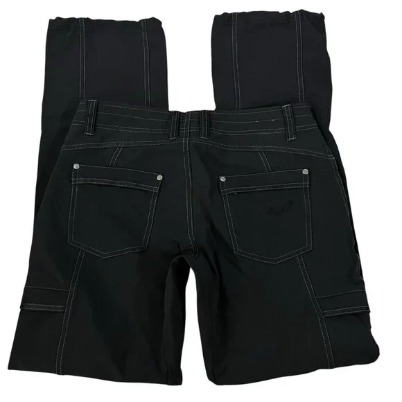 Kuhl Raid Pants Women’s Size 6 Black Nylon Hiking Outdoor Zipper Pockets (30x31) - Picture 2 of 4